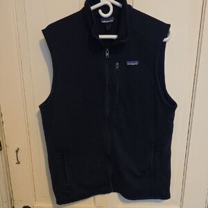 Patagonia Men's Navy Fleece Vest Sz L